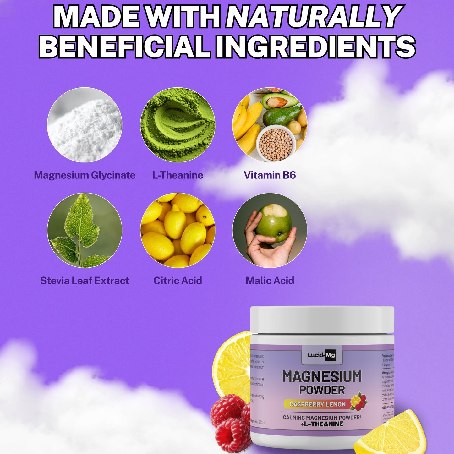 Lucid-Mg Magnesium Glycinate Powder